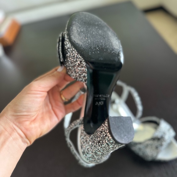 Kate Spade ♠️ MIYA WOMENS GLITTERLEATHER HEELS Size 5.5 - Picture 8 of 8